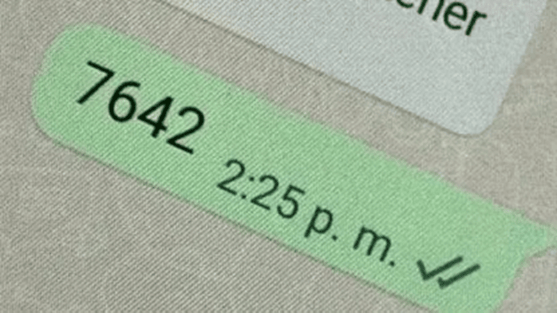  El llamativo código que causó furor en   <a href='https://www.cronica.com.ar/tags/WhatsApp'>WhatsApp</a>.