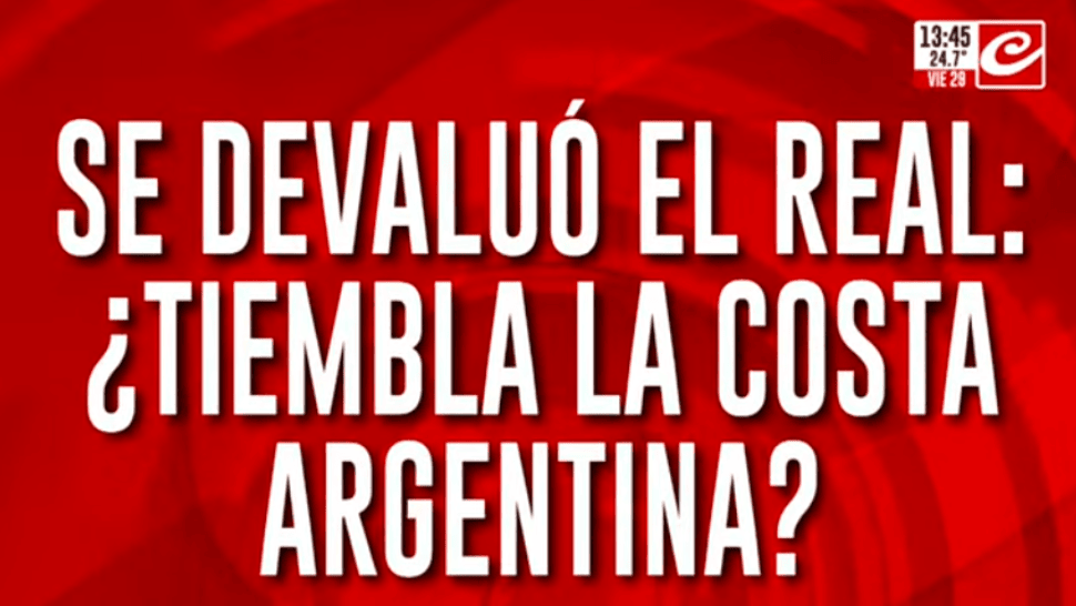 Se devaluó el real: ¿Tiembla la costa argentina?