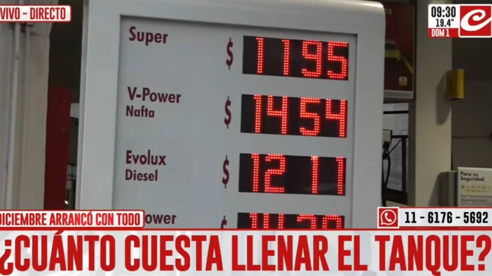 Este domingo volvieron a subir los precios de los combustibles.