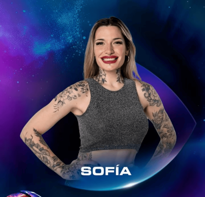  Sofía Buscio, participante de GH.