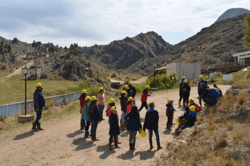 Viví una aventura en las minas de La Carolina. 