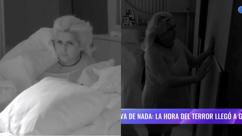 Petrona, sonábula en   <a href='https://www.cronica.com.ar/tags/Gran Hermano'>Gran Hermano</a> (Imagen: Telefé).