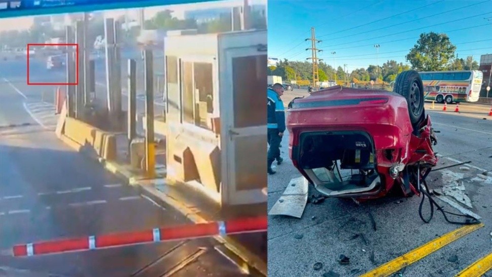 El accidente fatal sucedió en la autopista Panamericana, donde Martinez estrelló su auto Wolkswagen Suran rojo a alta velocidad en la cabina de peaje.