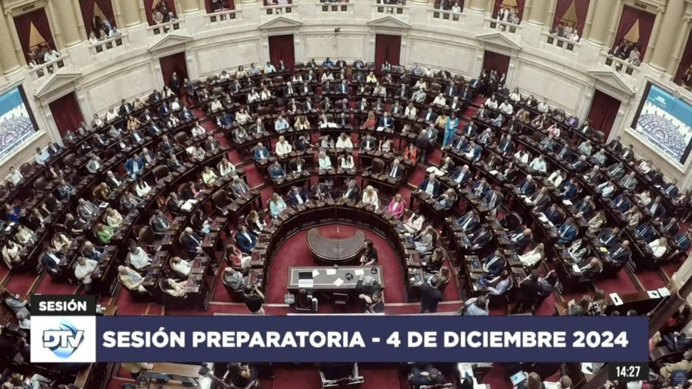 Arrancó la sesión en Diputados para elegir autoridades.