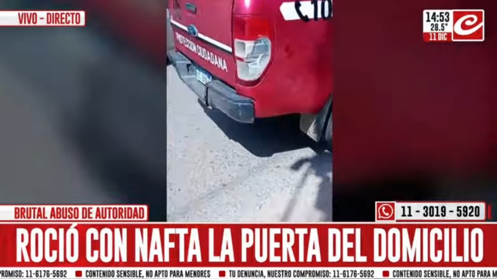 Fuerte abuso de autoridad en General Rodríguez.