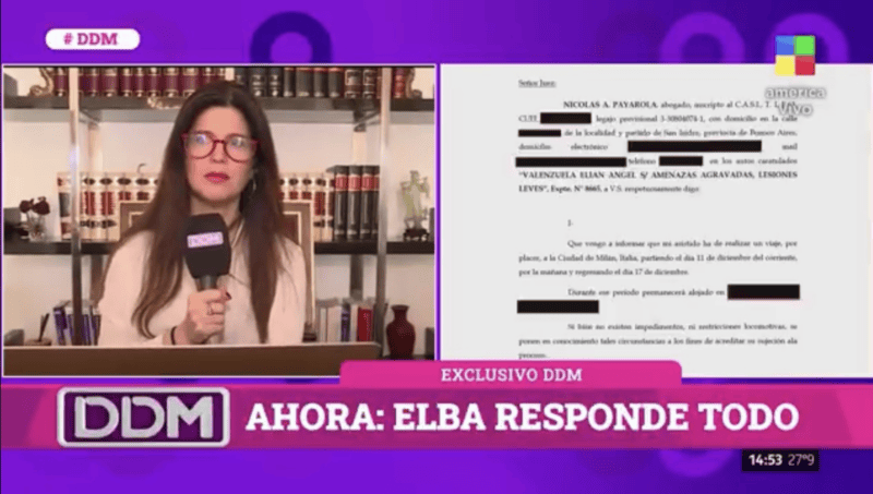  Elba Marcovecchio dio detalles sobre el estado de salud de Jorge Lanata. (Foto: Captura América TV). 