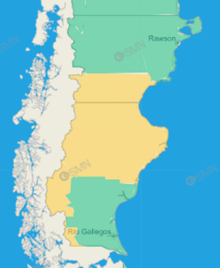 Alerta meteorológica amarilla por lluvias y vientos.