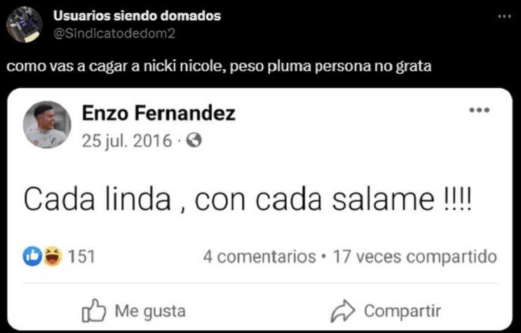 Los memes ante la infidelidad de Peso Pluma a Nicki Nicole.