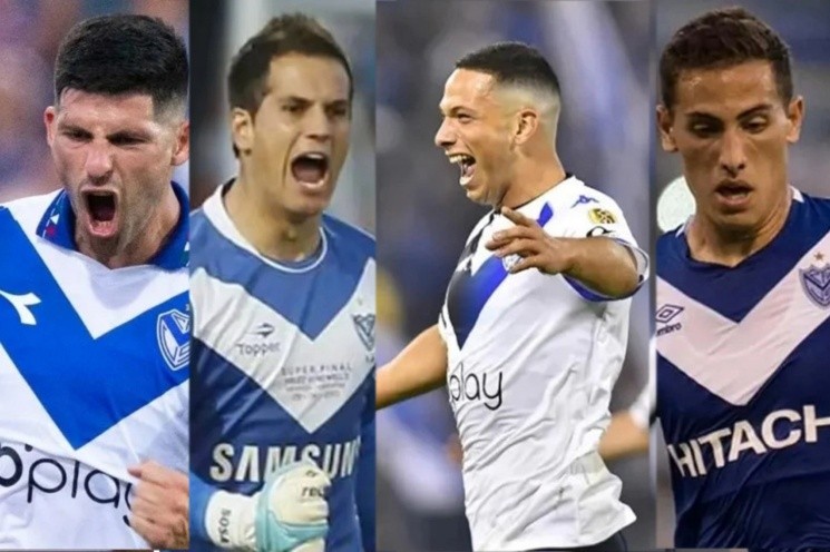 Los 4 futbolistas de   <a href='https://www.cronica.com.ar/tags/Vélez'>Vélez</a> acusados.