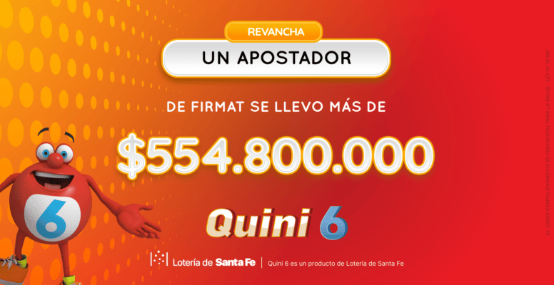  El nuevo ganador del   <a href='https://www.cronica.com.ar/tags/Quini 6'>Quini 6</a> es de la localidad santafesina de Firmat.