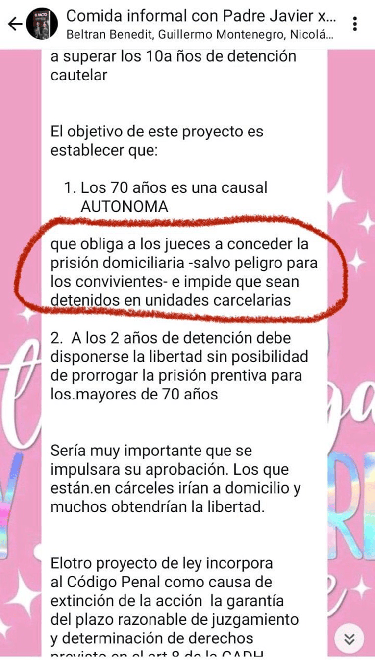  Detalles sobre el proyecto de ley para modificar la 