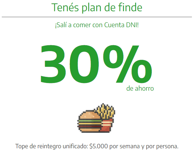 Salí a comer afuera con   <a href='https://www.cronica.com.ar/tags/Cuenta DNI'>Cuenta DNI</a>. 