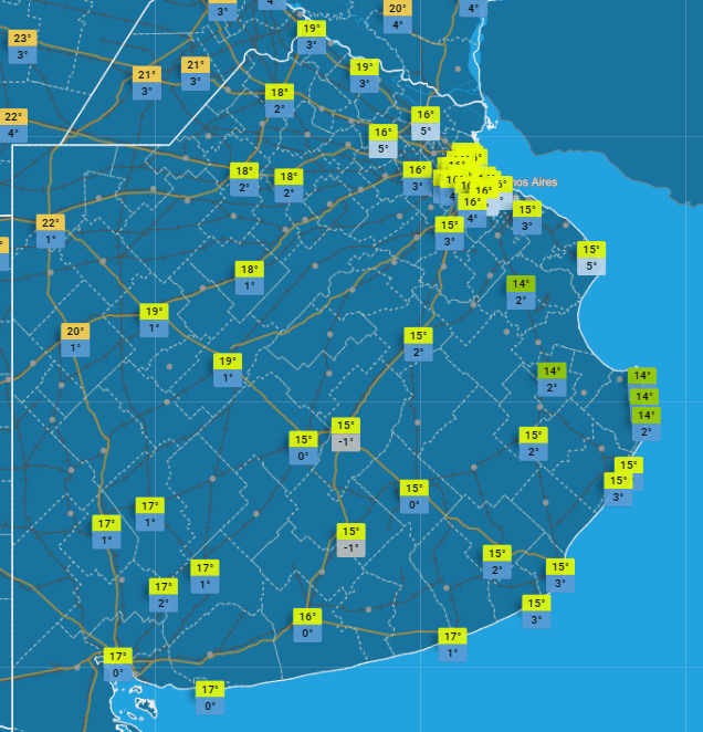  Así estará el clima este jueves.