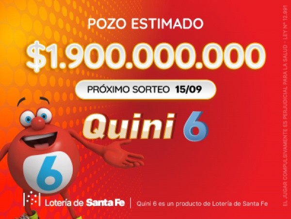 El pozo acumulado para el próximo sorteo del   <a href='https://www.cronica.com.ar/tags/Quini 6'>Quini 6</a>.