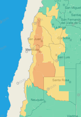   Alerta meteorológica por vientos.