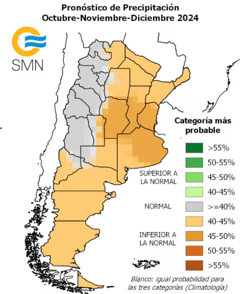 Preocupa la baja en las precipitaciones. 