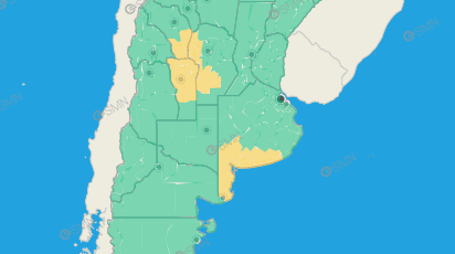  Alerta meteorológica para varias provincias. 