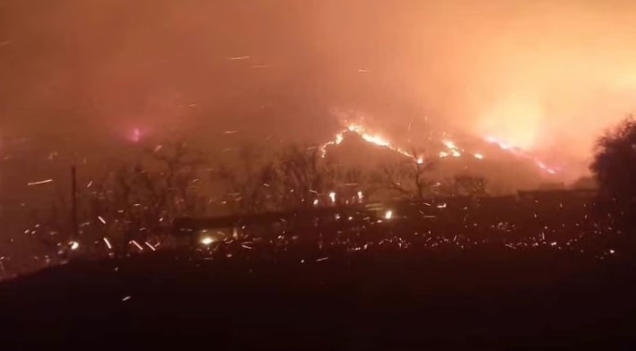  El fuego se devoró miles de hectáreas de la provincia (Twitter).