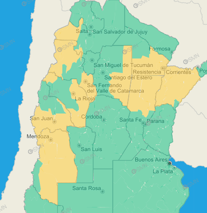  Alerta meteorológica en varias provincias. 