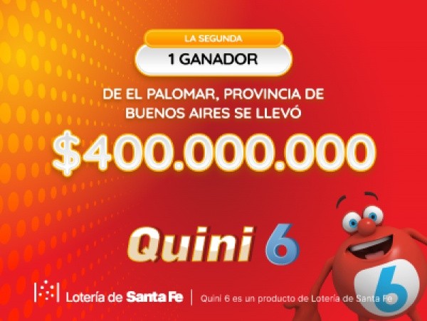 El gran ganador del último sorteo del   <a href='https://www.cronica.com.ar/tags/Quini 6'>Quini 6</a>.