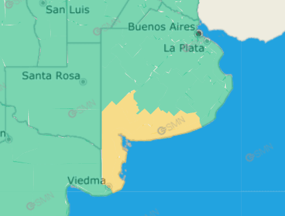  Alerta meteorológica en Buenos Aires.