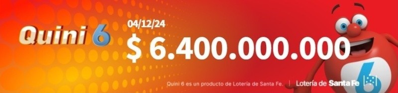 El pozo acumulado para el próximo sorteo del   <a href='https://www.cronica.com.ar/tags/Quini 6'>Quini 6</a>.