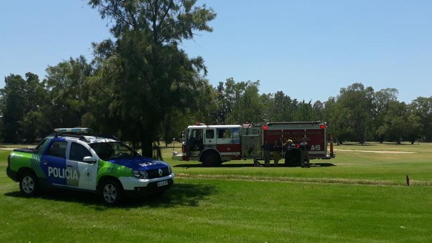 El hecho ocurrió en la cancha de golf del Club Náutico.