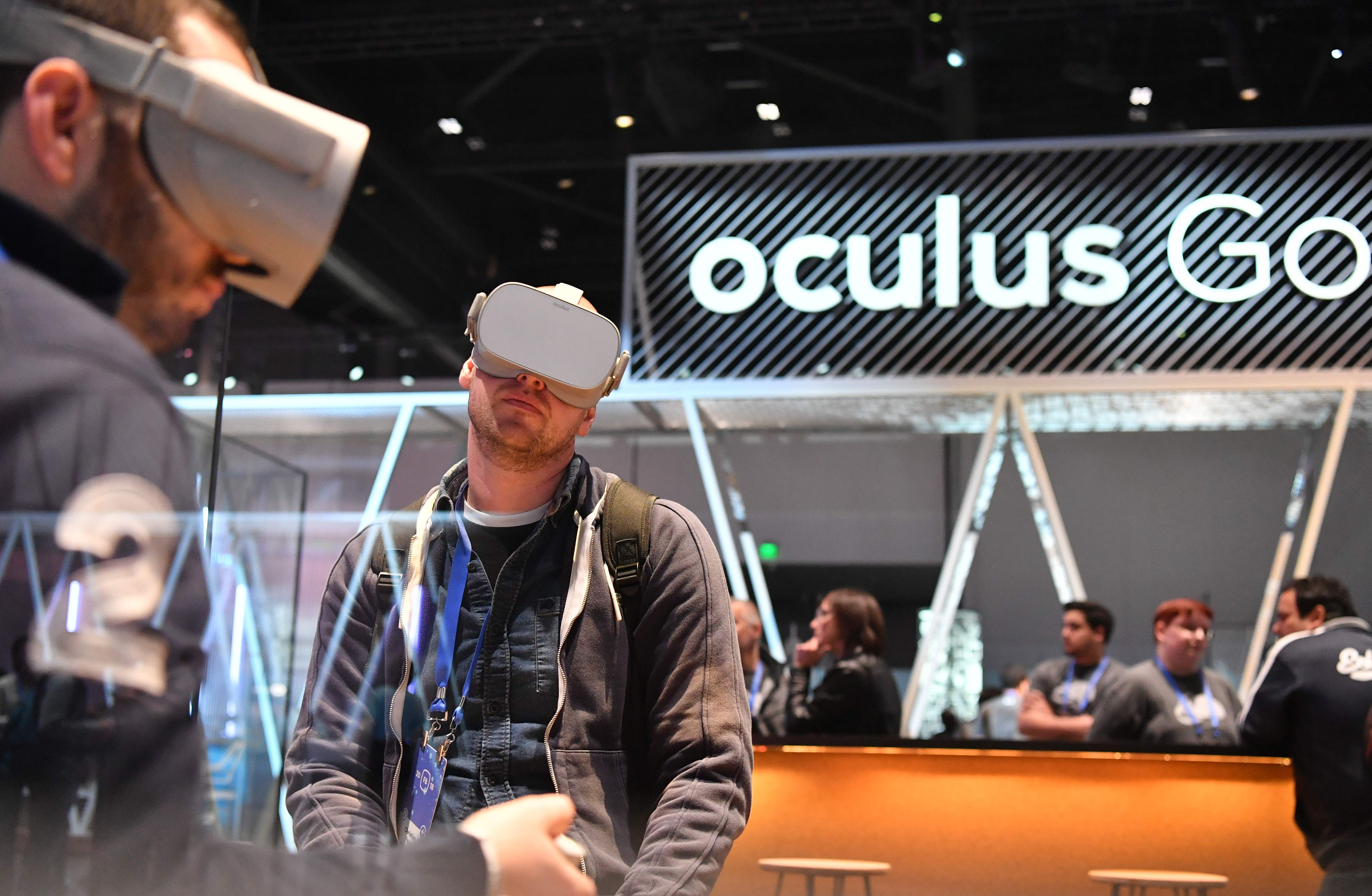 Oculus Go, realidad virtual. (AFP)