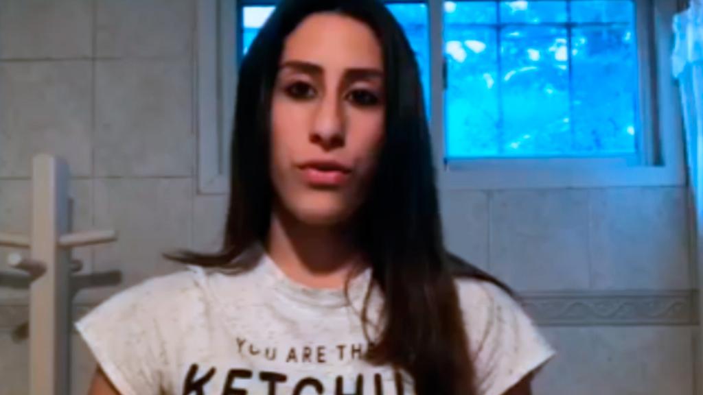 Ludmila Martínez, hoy con 18 años pudo contar los abusos que sufrió a los 9. (Captura de video)