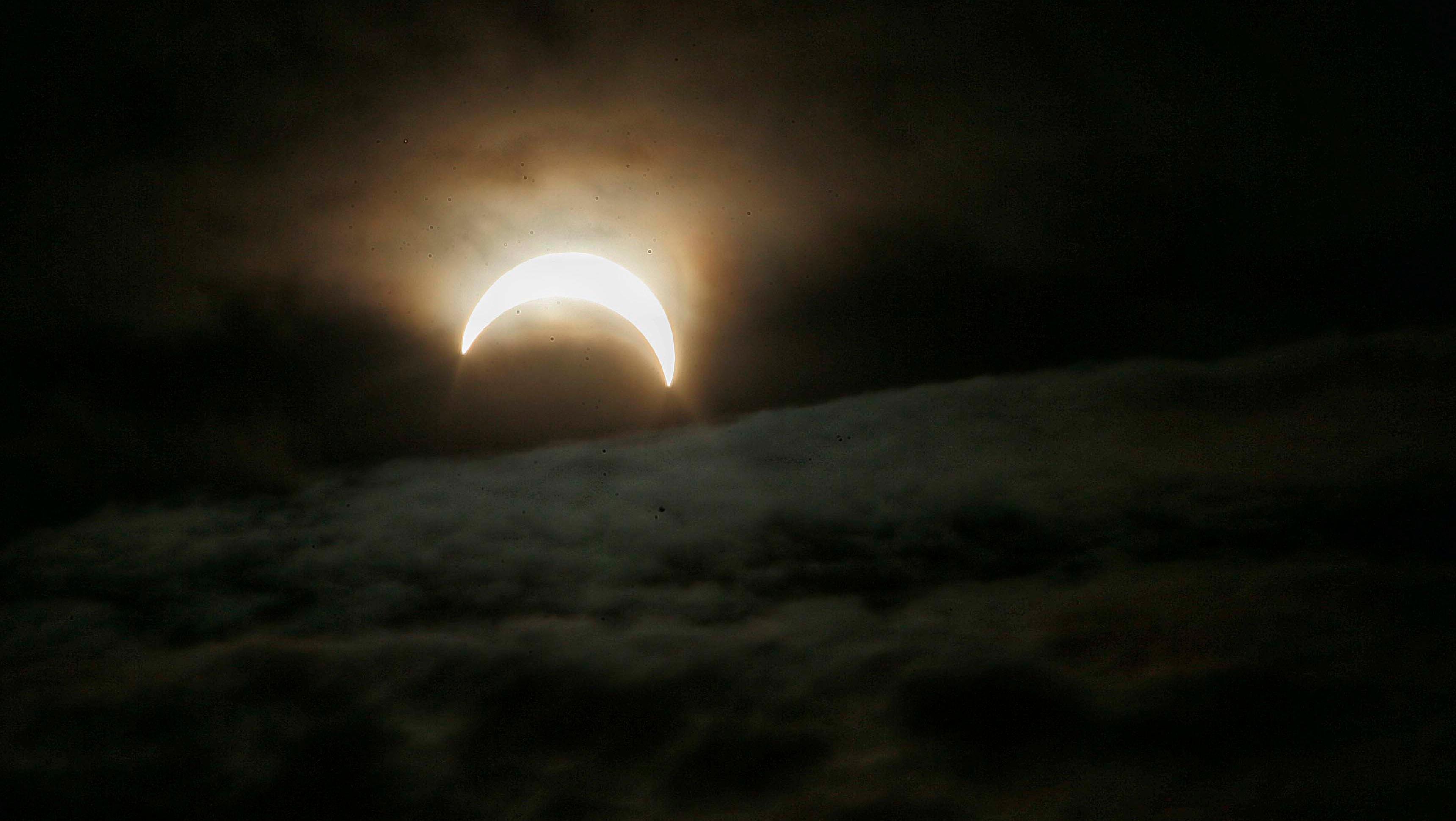 El eclipse se vio en San Juan, La Rioja, San Luis, Córdoba, Santa Fe y Buenos Aires.