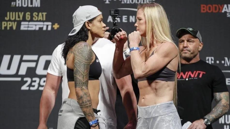 Armanda Nunes pudo vencer por primera vez a Holly Holm.