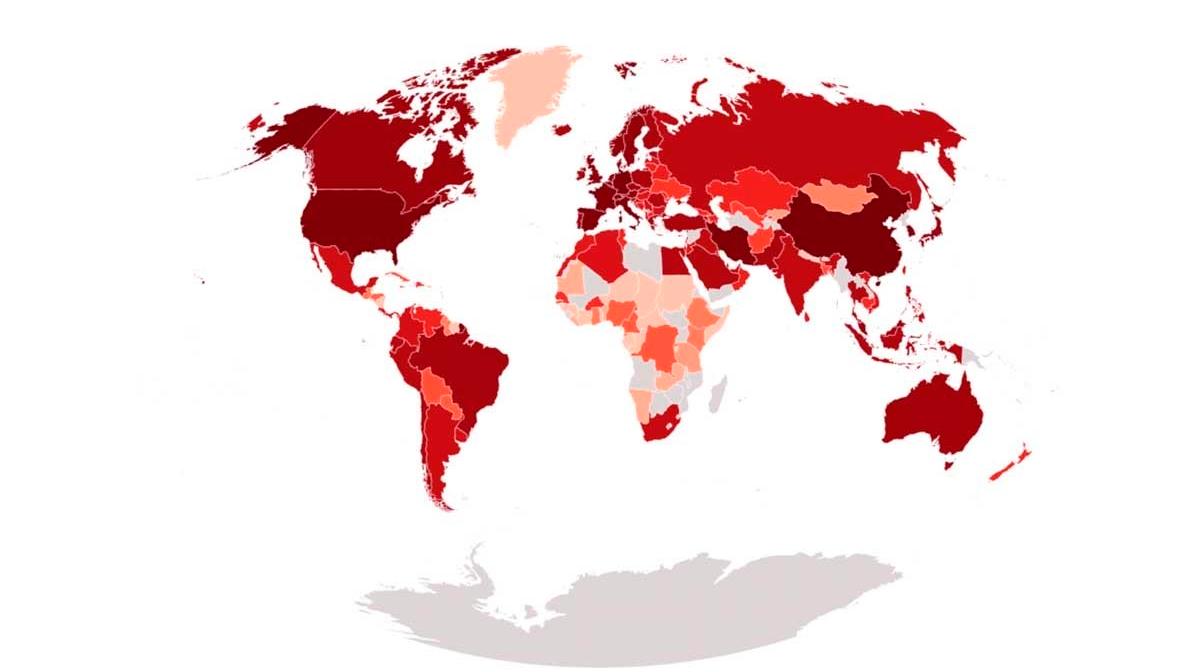 Pandemia del coronavirus: los contagios en el mundo superan los 800.000 y las muertes rozan las 40.000.