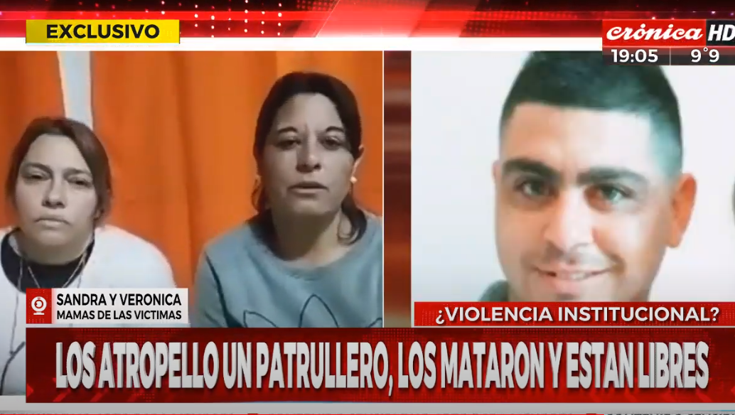 Sandra y Verónica, madres de las víctimas fatales, reclaman justicia, en diálogo con Crónica HD. (Captura de pantalla)