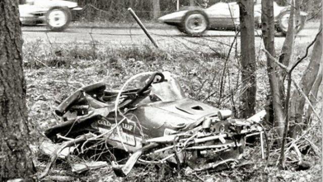 El fatal accidente ocurrido el 7 de abril de 1968. 