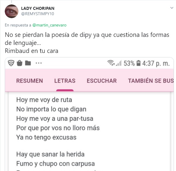 Los usuarios recordaron las letras de sus canciones.