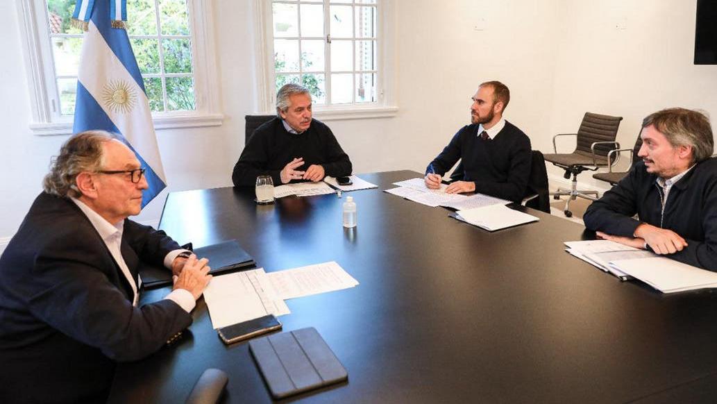 En mayo, Alberto Fernández mantuvo una reunión con Máximo Kirchner y Carlos Heller para analizar el proyecto.