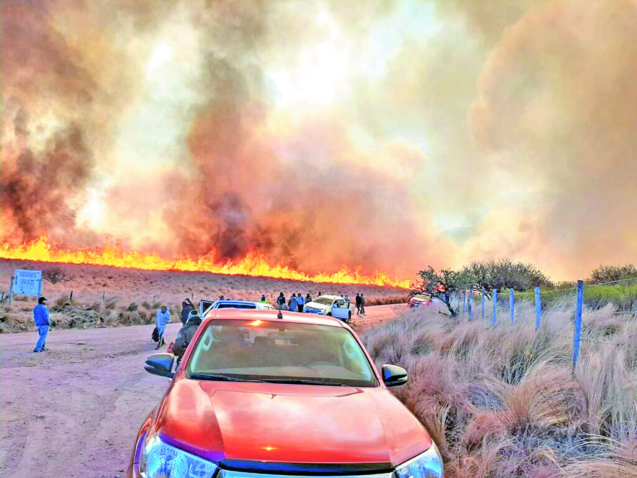 Los incendios forestales azotan la provincia de Córdoba y las islas del delta del Paraná. 