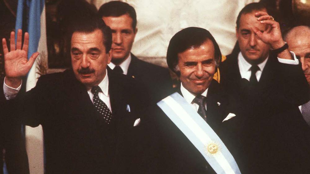 Carlos Menem estuvo en la presidencia por una década (Archivo).