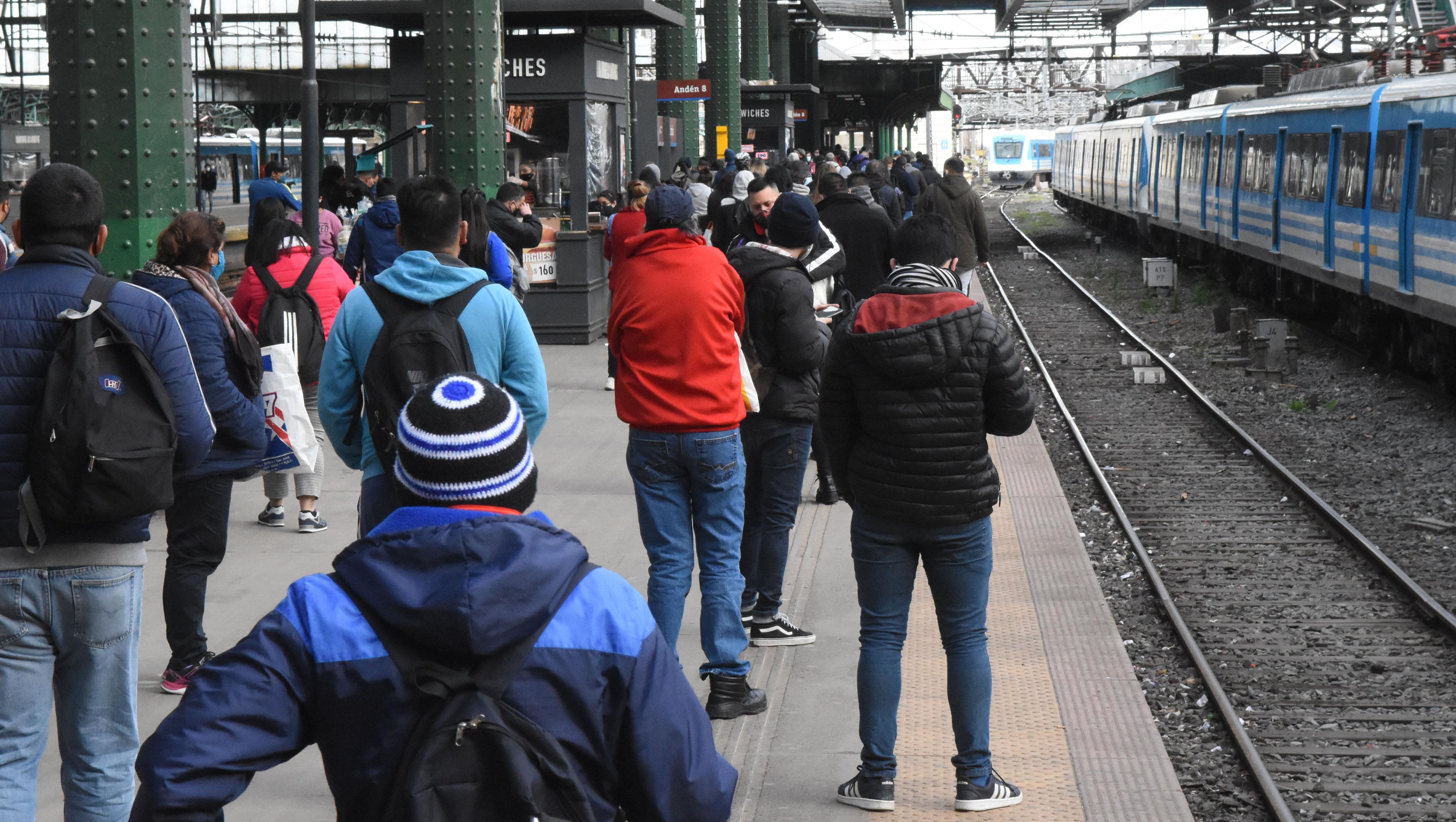 Los trenes funcionan al límite en algunos horarios 