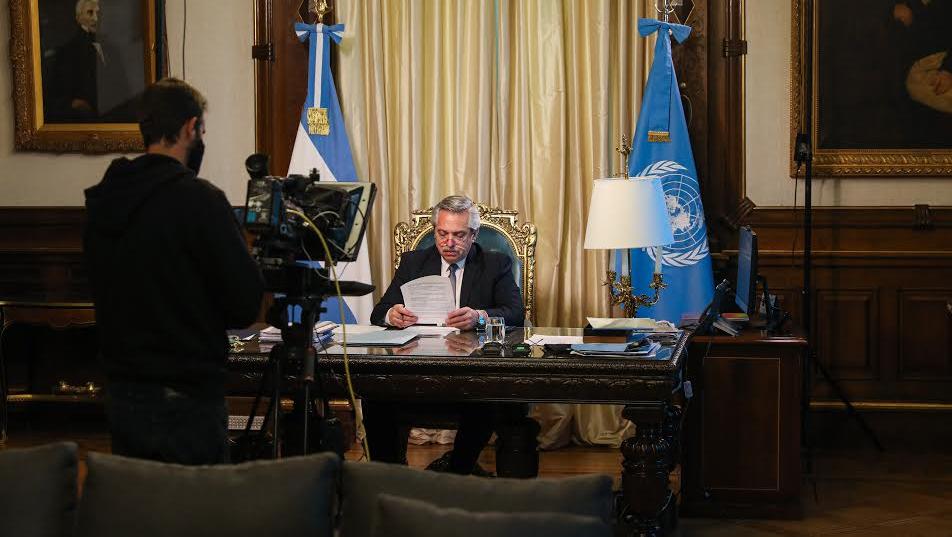 Alberto Fernández, ante la ONU: 