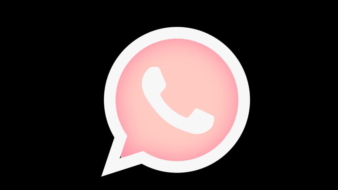 Ahora tu ícono de WhatsApp puede ser de color rosa.