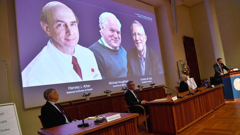  Harvey Alter, Charles Rice y el británico Michael Houghton fueron distinguidos por el Instituto Karolinska