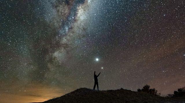 La foto tomada por Gerardo Ferrarino, en Río Negro, reconocida por la NASA. 