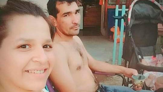 Jesica Fernández Argüello, la víctima, junto a su ex marido y agresor, Justino Del Valle Ríos.