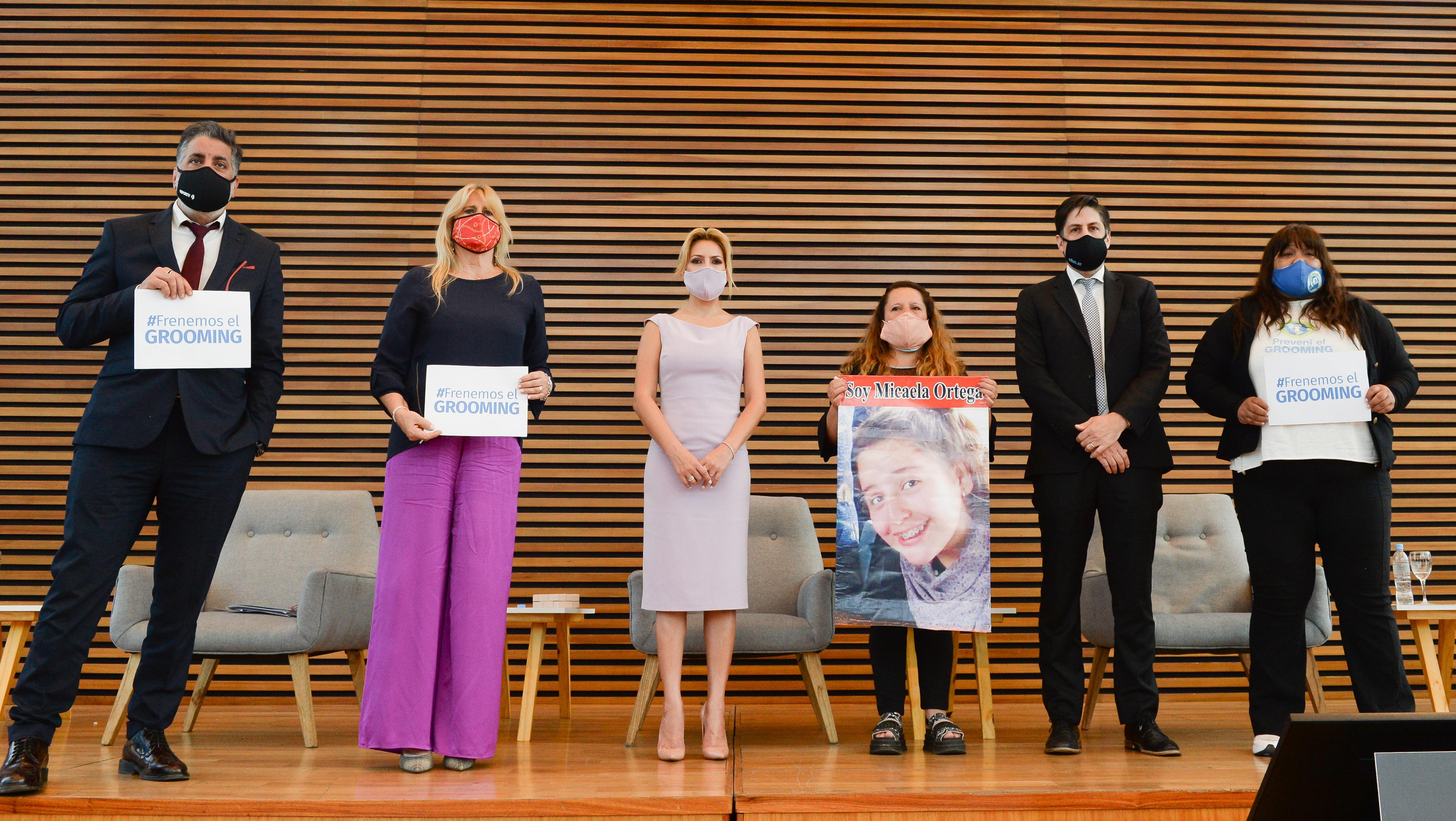 La primera dama de Argentina, Fabiola Yañez, participó de la Campaña Nacional de Concientización y Prevención Contra el Grooming. 