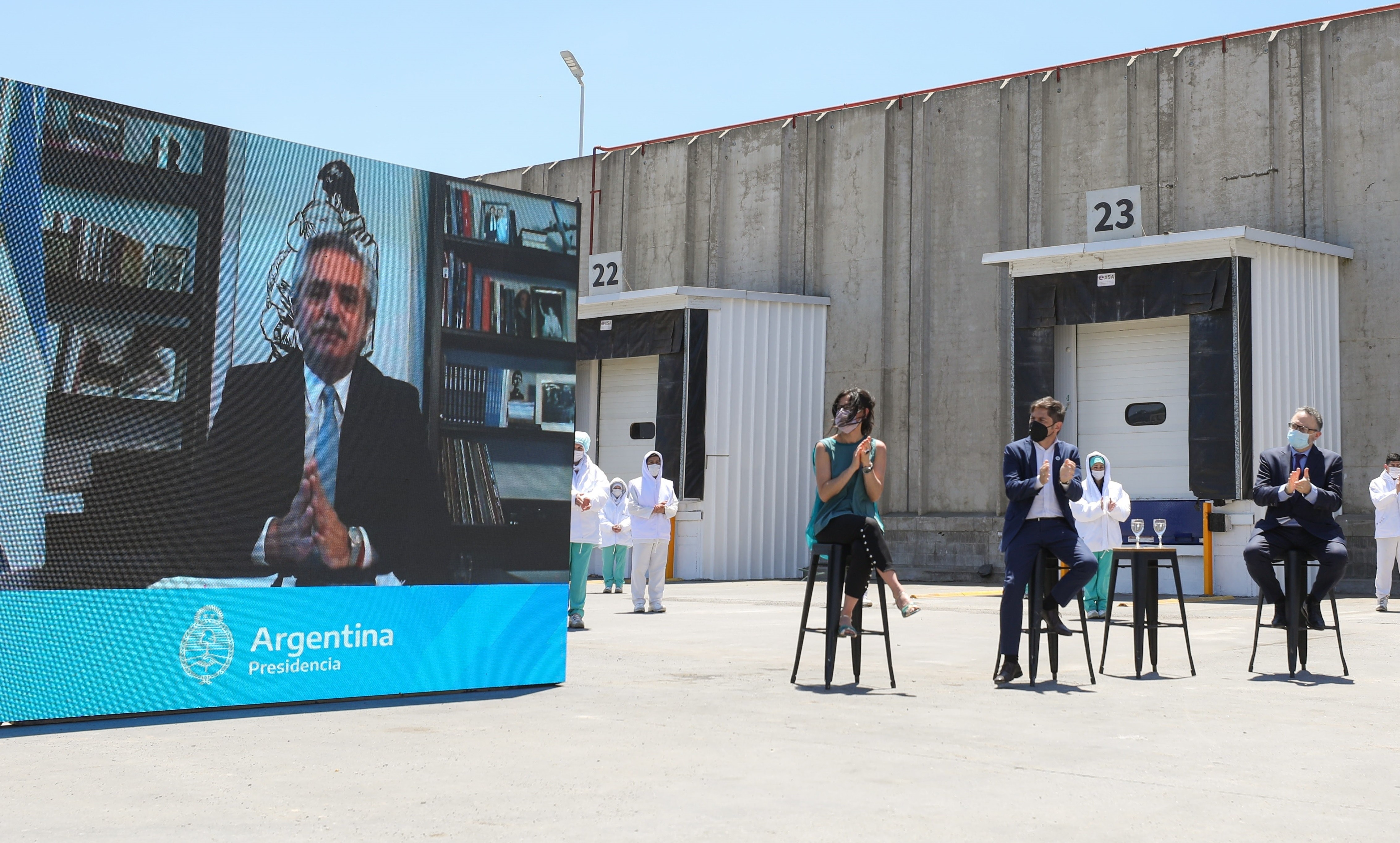 Alberto Fernández encabezó el anuncio de inversiones por 187 millones de dólares de exportadores de carne.