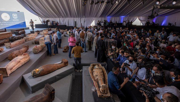 Fueron descubiertos en la necrópolis de Saqqara, al sur de El Cairo (AP).