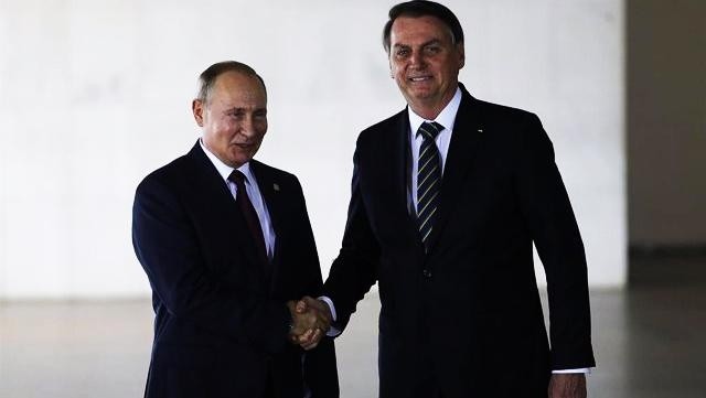 Putin y Bolsonaro se 