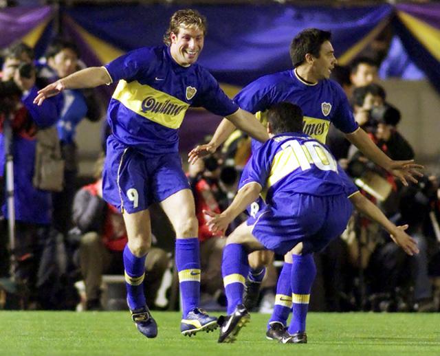 Martin Palermo y   <a href='https://www.cronica.com.ar/tags/Juan Román Riquelme'>Juan Román Riquelme</a>