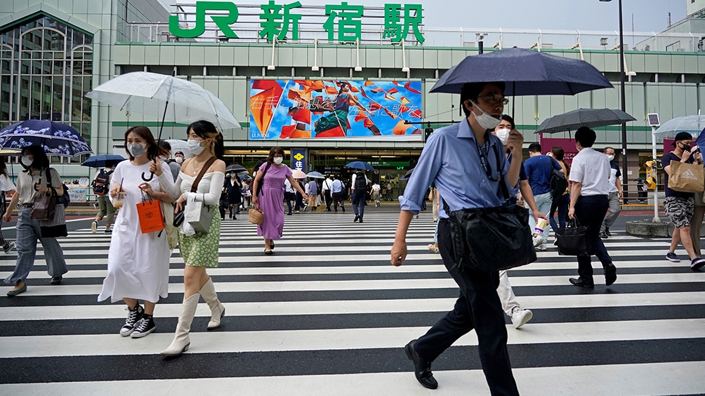 Desde el principio de la pandemia, Japón acumula 2.170 fallecimientos y 150.000 casos de coronavirus (Télam).